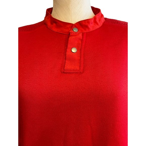 VINTAGE Copper Cove Red 80's Sweater Sweatshirt Fleece Medium - Picture 2 of 13
